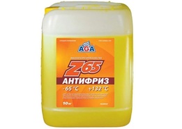 Антифриз AGA желтый -65*С 10 кг