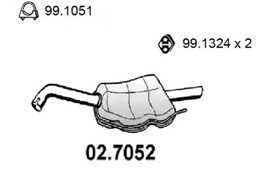 Глушитель AR 147 1.6-2.0 16V T.S.