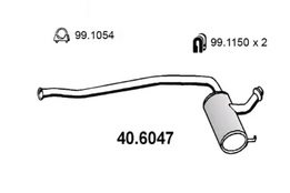 Резонатор Рено Laguna 1.6 16V