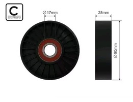 Ролик генератора PSA 406 1.8 16V 90A  (только ролик, без кронштейна)