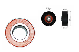 Ролик генератора обводной PSA 206 2,0HDi , 4007 2,2HDi