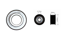 Ролик генератора обводной Mercedes S-class (W220, W221, W222) 6.0 (M137, M275, M279)  01->