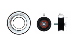 Ролик генератора обводной Mercedes E-class (W212), S-class (W221), G-class (W463), GL (X166) 5.0-6.0