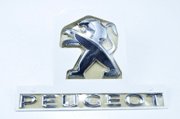 Эмблема задняя (PEUGEOT+ЛЕВ) PSA 508 седан