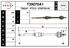 Полуось PSA 406 +ABS ->03/99 правая