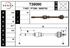 Полуось PSA 206 1.4-1.6 8V -ABS АКПП правая