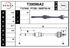 Полуось PSA 406 1.8-2.0, 2.0HDi +ABS АКПП <-08547 правая