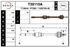 Полуось PSA 206 1.4-1.6 8V +ABS АКПП ->08547 правая