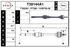 Полуось PSA 206 1.6 16V АКПП +ABS правая