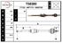 Полуось AR 156 1.9JTD в сборе с промежут валом правая