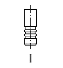 Клапан AR 156 2.5 V6  24V впускной