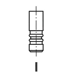 Клапан PSA Berlingo, C4, C5, Jumpy, Partner, 206, 308, 308, 406, 508, 5008 2.0HDi (DW10TD) выпускной