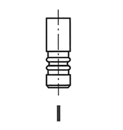 Клапан AR 159 1.9, 2.0, 2.2 D впускной