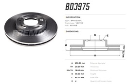 Диск тормозной передний Audi 80, VW Golf, Passat, Seat Ibiza 75->02 крашеный, высокоуглеродистый