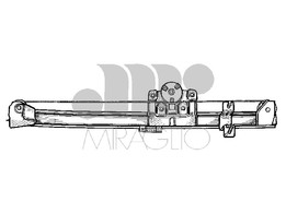Стеклоподъемник правый PSA Ducato (250), Boxer 06 -> электрический (без мотора) пр-во Италия
