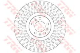 Диск тормозной передний PSA 508,C5(X7) 2.2HDi FAP (DW12C) АКПП-6