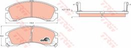 Колодки тормозные передние PSA C-Crosser, Peugeot 4007, Mitsubishi